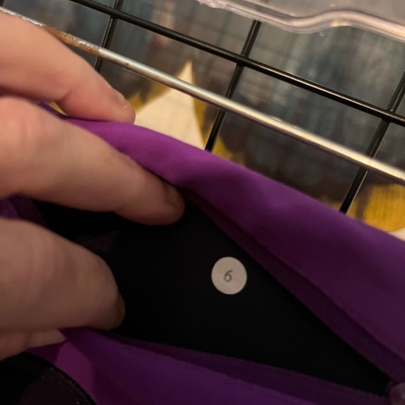 Purple and Black Leggings - Picture 5 of 5